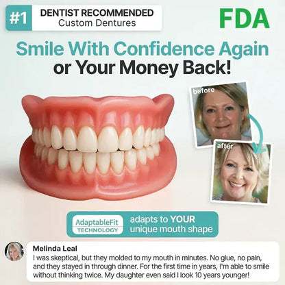 🔥🔥Ends Today: 75% OFF!🦷 DarkFairy™ Custom-Fit Denture