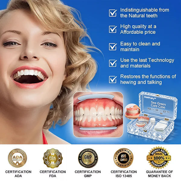 🔥🔥Ends Today: 75% OFF!🦷 DarkFairy™ Custom-Fit Denture