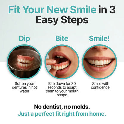 ⚡ 🌎Ends Today: 70% OFF! ⏰ Medical Full Denture with Strong Suctiond